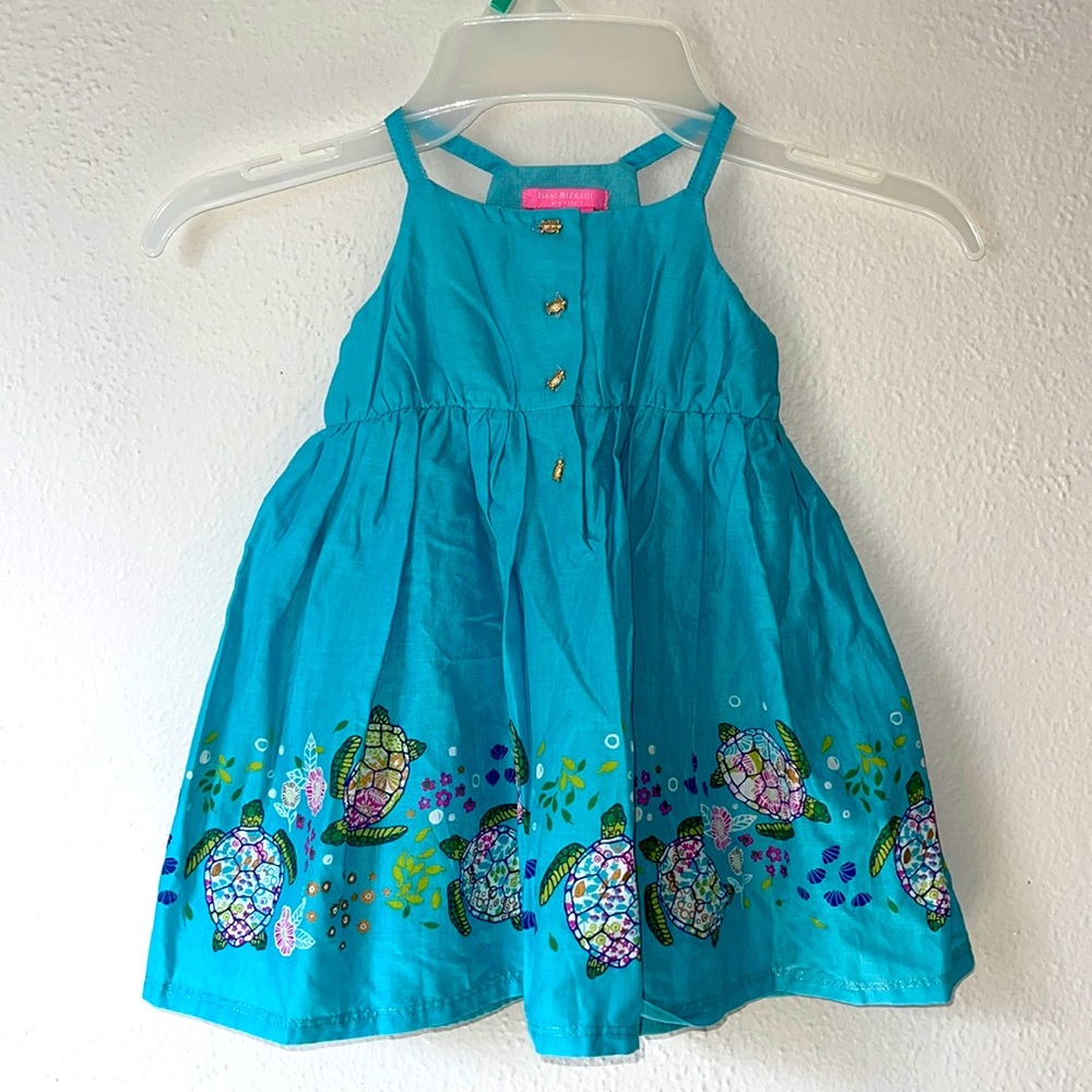 🆕NWT Isaac Mizrahi New York Hawaiian Turtle Dress